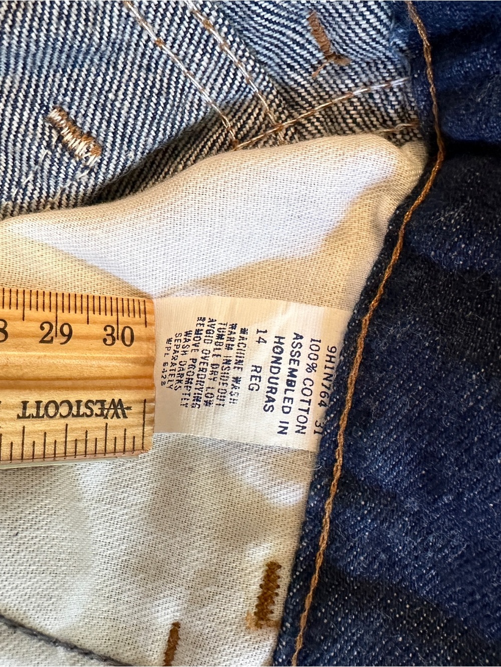 Rustler Dark Blue Kids Jeans - Straight Fit - Picture 5 of 8